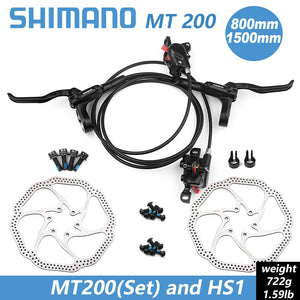 Shimano BR BL MT200 Bicycle Hydraulic Brake 800/1350/1450mm MTB Hydraulic Disc Brake Mountain Bike Upgrade MT315 Bike Parts