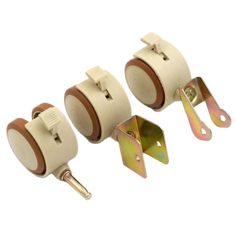 Baby Bed Universal Casters Children Wheel With Brake Lever Splint Wheel Mute