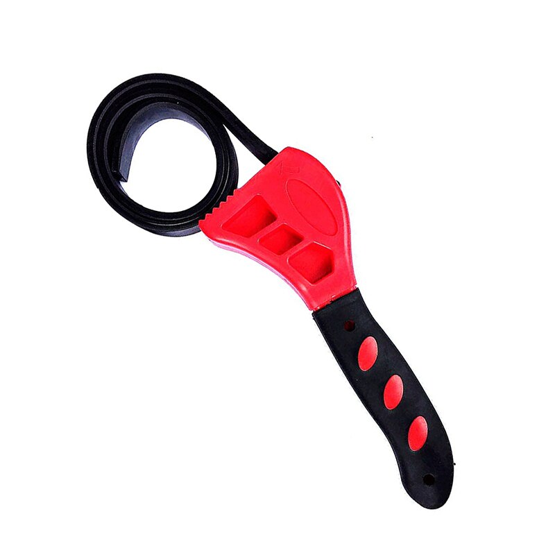 Belt Wrench Oil Filter Puller Adjustable Strap SpannerChain Jar Lids Cartridge Disassembly Tool Strap Opener Plumbing Tools