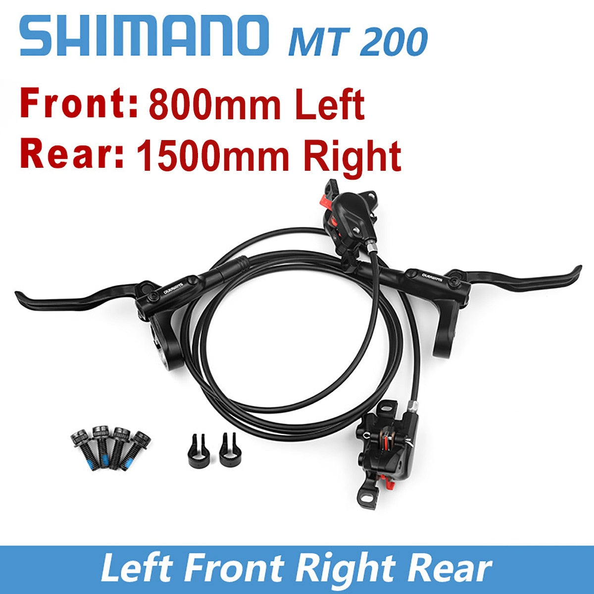 Shimano BR BL MT200 Bicycle Hydraulic Brake 800/1350/1450mm MTB Hydraulic Disc Brake Mountain Bike Upgrade MT315 Bike Parts