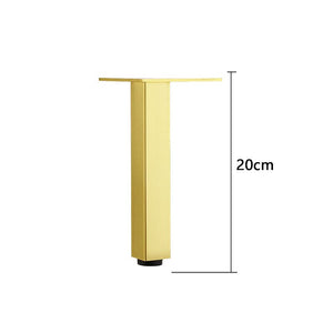 4pcs Adjustable Legs for Furniture Metal Black Gold Coffee Table Leg Sofa Bed Chair TV Bathroom Cabinet Replacement Foot Fitting