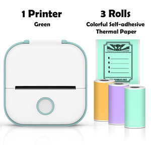 Phomemo T02 Mini Portable Printer Thermal Printing 53mm Sticker Wireless Inkless Mini Pocket Printer Self-adhesive Label Printer