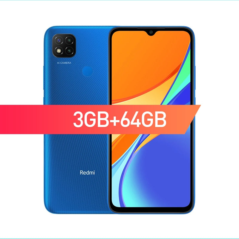 Global Version Xiaomi Redmi 9C 32GB 64GB Smartphone 6.53 Inch 13MP Triple Camera 5000mAh MTK Helio G35 Octa Core 4G Mobile Phone