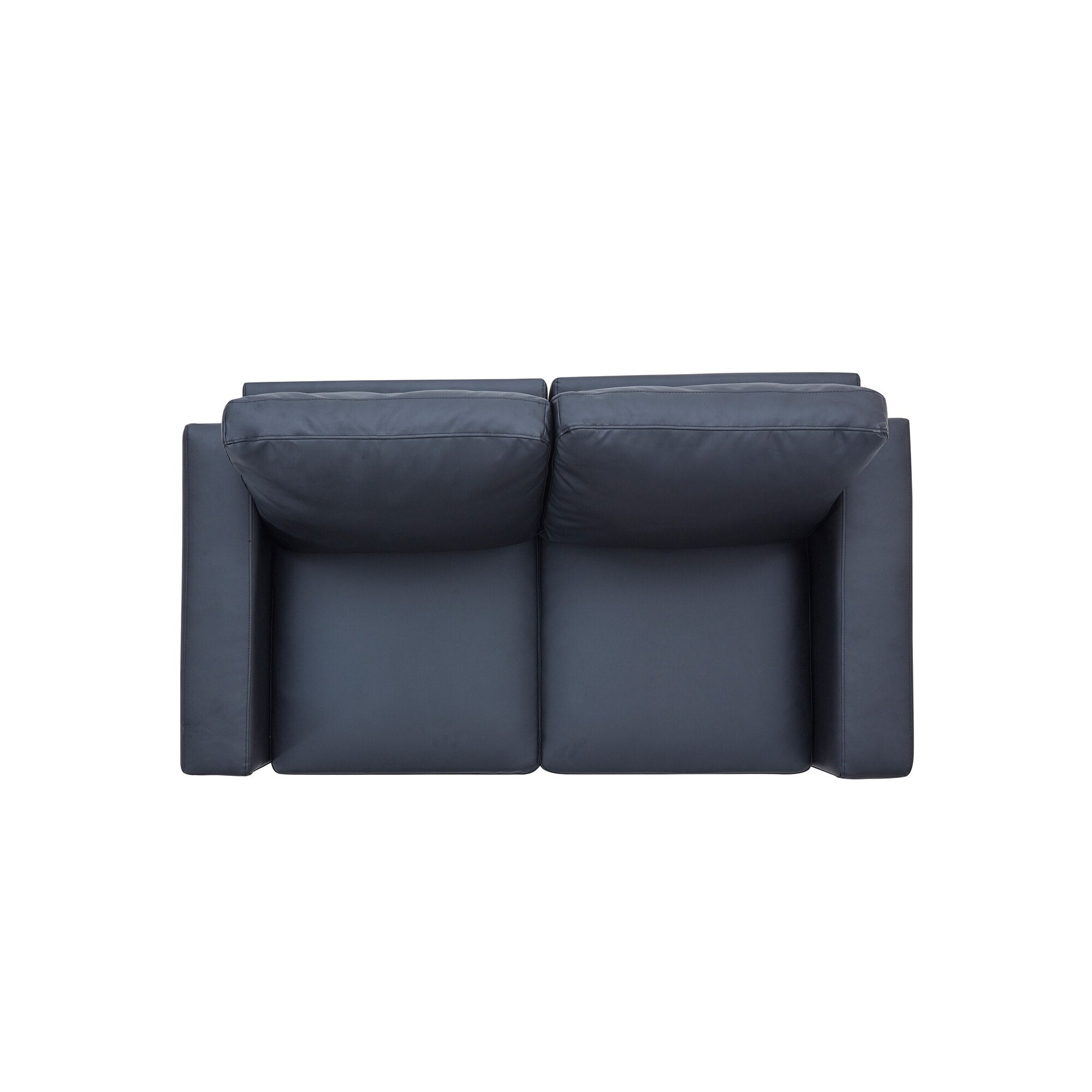 FurnitureModern Style Loveseat PU Leather Upholstered Couch Furniture for Home or Office (Loveseat)