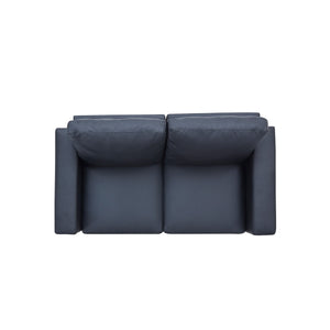 FurnitureModern Style Loveseat PU Leather Upholstered Couch Furniture for Home or Office (Loveseat)