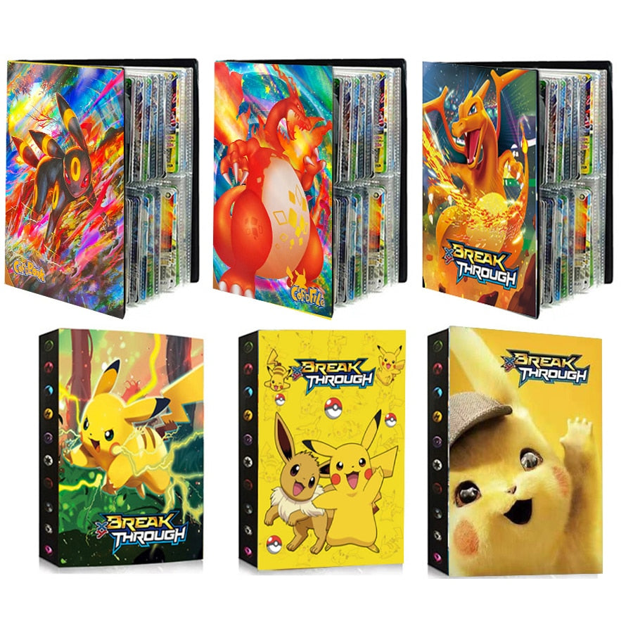 Anime 240Pcs Pokemon Cards Kawaii Album Books Game Collection Cards Holder Hobby VMAX File Loaded List Kids Toys Gift Christmas