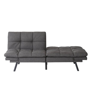 Convertible Memory Foam Futon Couch Bed  Modern Folding Sleeper Sofa Sofa Bed for Living Room