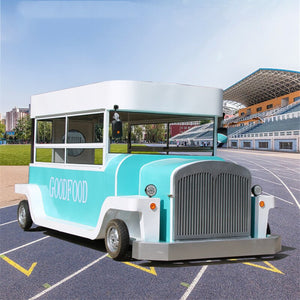 Mobile Food Cart Fried Barbecue Street Food Vending Kiosk Multifunctional Electric Ice Cream Milk Tea Fast Food Truck