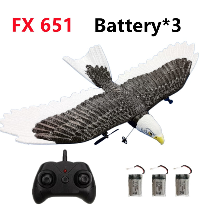 RC Plane Wingspan Eagle Bionic Aircraft Fighter Radio Control Remote Control Hobby Glider Airplane Foam Boys Toys for Children