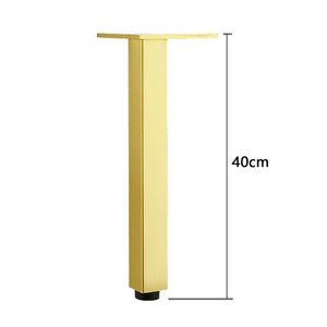 4pcs Adjustable Legs for Furniture Metal Black Gold Coffee Table Leg Sofa Bed Chair TV Bathroom Cabinet Replacement Foot Fitting