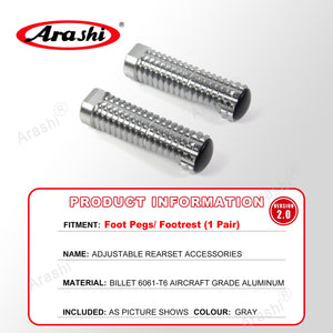 Arashi Spare Parts Adjustable Rearsets Replacement Shift Linkage Lever Gear Selector Motorcycle Footrest Spare Parts Foot Pegs