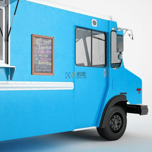 Mobile Electric Food Truck Fast Food Trailer with Full Kitchen Breakfast Snack Vending Carts for Sale USA