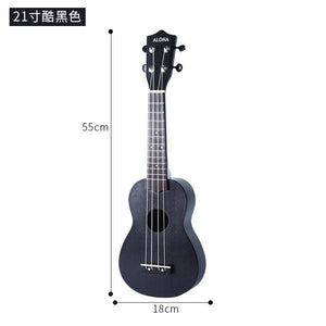 21/23 Inch Ukulele Soprano Beginner Ukulele Guitar Ukulele Mahogany Neck Delicate Tuning Peg 4 Strings Wood Ukulele