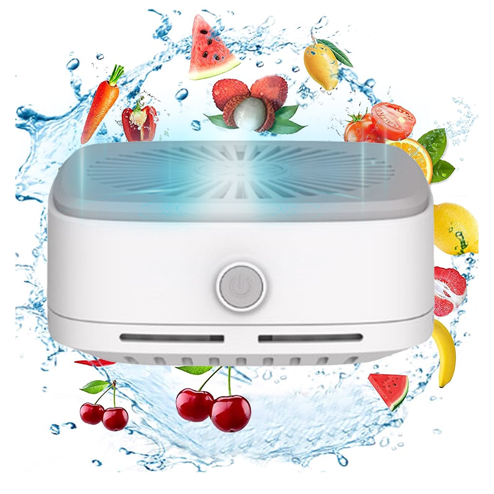 Protable Mini Food Purifier Vegetable Fruit Washing Machine Cleaner Wireless Charging for Kitchen Meat Tableware Home Appliances