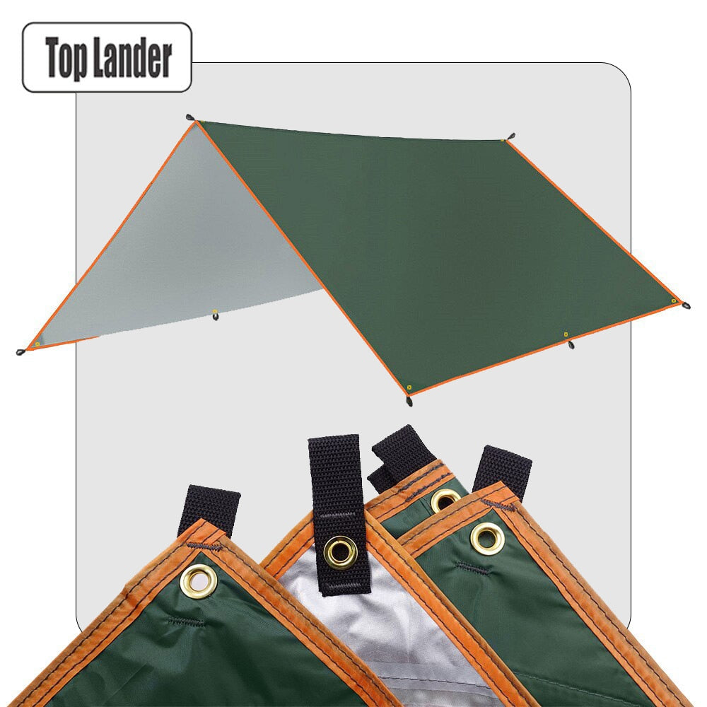 4x3m 3x3m Awning Waterproof Tarp Tent Shade Ultralight Garden Canopy Sunshade Outdoor Camping Hammock Tourist Beach Sun Shelter