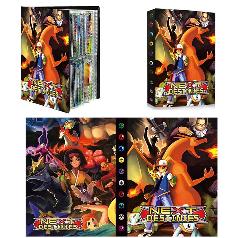 Anime 240Pcs Pokemon Cards Kawaii Album Books Game Collection Cards Holder Hobby VMAX File Loaded List Kids Toys Gift Christmas