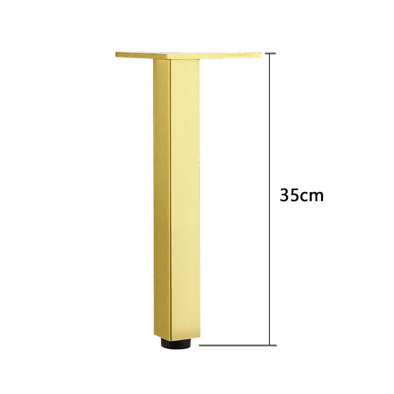4pcs Adjustable Legs for Furniture Metal Black Gold Coffee Table Leg Sofa Bed Chair TV Bathroom Cabinet Replacement Foot Fitting
