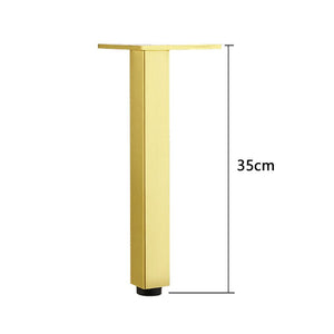 4pcs Adjustable Legs for Furniture Metal Black Gold Coffee Table Leg Sofa Bed Chair TV Bathroom Cabinet Replacement Foot Fitting