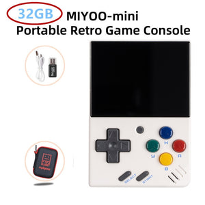MIYOO MINI V2 Portable Retro Handheld Video Game Console Linux System Classic Gaming Emulator 2.8Inch IPS HD Screen Games Gifts