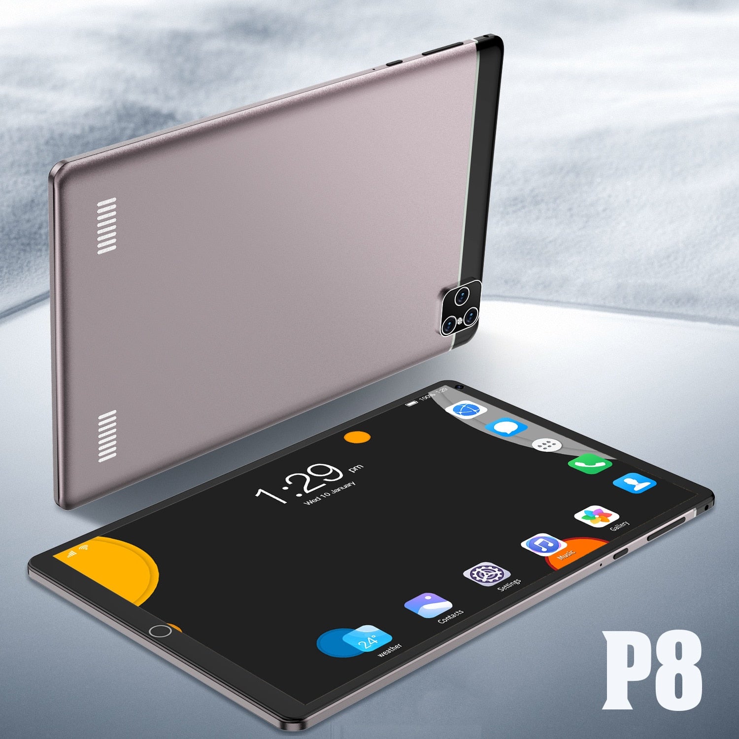 Global 5G Tablet PC P8 IPS 6GB 128GB 8 Inch Tablette 8800mAh New Pad Google Play GPS WPS Office 12 Core Dual SIM Send Keyboard