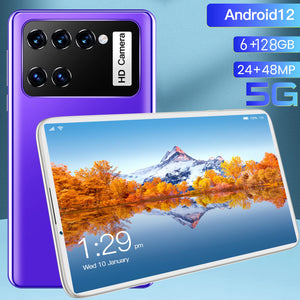 M12 Pad Tablet Android12 WPS Office 8 Inch 6GB RAM 128GB ROM 48MP 5G Deca Core Dual Sim GPS Send Keyboard Google Play Tablette