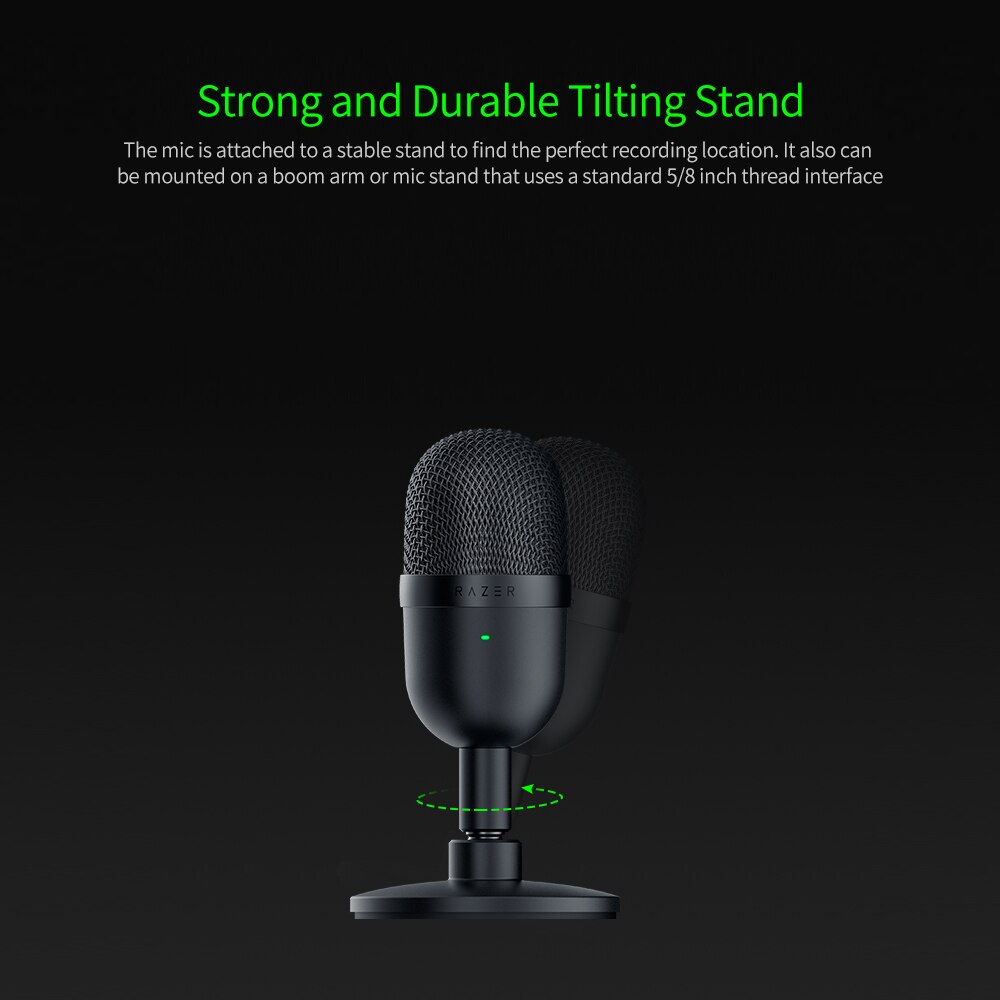 Razer Seiren Mini Microphone USB microphone ultra-compact condenser streaming microphone mic Razer Seiren Mini Microphone USB mi