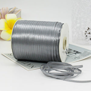 800Meters/Roll 3mm Width Polyester Ribbon Chrismas Wedding Home Decoration Gift Wrap Ribbons Handmade Tie balloon rope ribbon