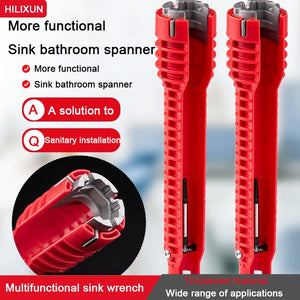 8 In 1 Sink Wrench Multifunctional Bathroom Plumbing Installation Tool 6 In 1 Household Water Pipe Faucet Disassembly Tool