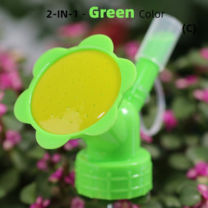 Bottle Cap Sprinker 2-IN-1 Home Garden Mini Watering Can Double Head Water Spout Bonsai Nozzle for Indoor Outdoor Seedling Plant