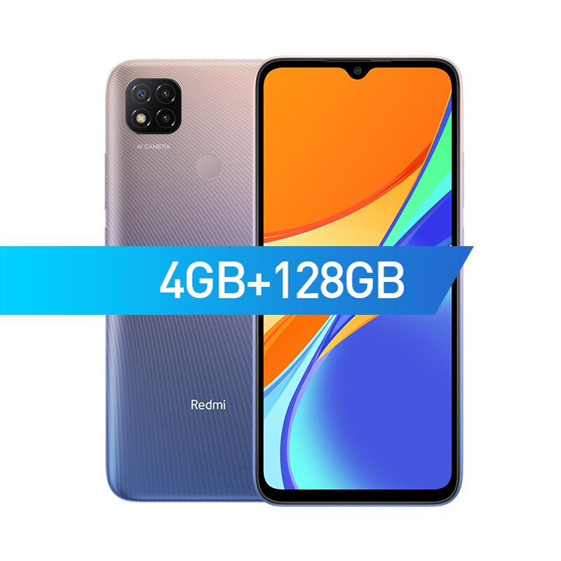 Global Version Xiaomi Redmi 9C 32GB 64GB Smartphone 6.53 Inch 13MP Triple Camera 5000mAh MTK Helio G35 Octa Core 4G Mobile Phone