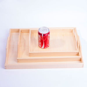 Wooden Tray Montessori Furniture Toys Montessori Practical Educational Preschool Toys For Children Learning Dienblad Hout B2166F