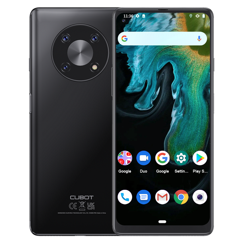 Cubot MAX 3 Smartphone 6.95" Ultra Large Full Screen 5000mAh 64GB ROM Mobile Phone 48MP Triple Camera Celular NFC Android 11 OTG