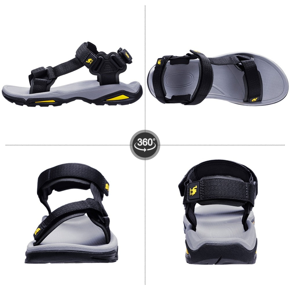 Goldencamel Men&#39;s Sandals for Men Strap Men Shoes Hiking Walking Beach Slippers Outdoor Summer Casual Sandals Summer 2022 슬리퍼