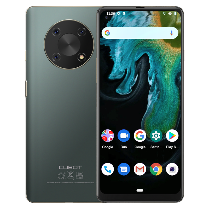 Cubot MAX 3 Smartphone 6.95" Ultra Large Full Screen 5000mAh 64GB ROM Mobile Phone 48MP Triple Camera Celular NFC Android 11 OTG